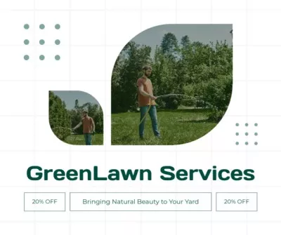Lawn services Facebook Posts