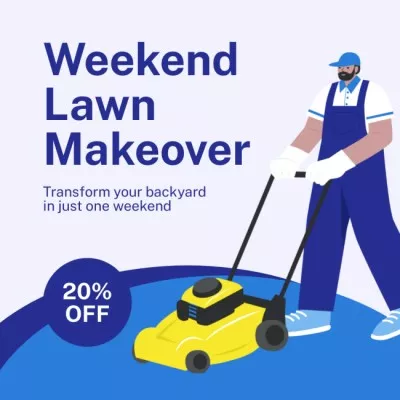 Discount Offer Of Elite Yard Renovation Instagram Ads