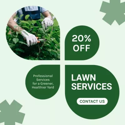 Lawn services Display Ads